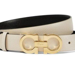 Ferragamo Gancini reversible leather belt